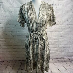 Nanette Lepore Snake Print Dress 10 NWT